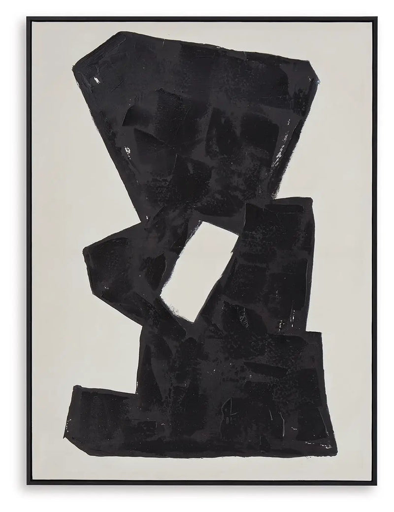 Garviery - Wall Art - Black / Cream by Unique Piece Furniture