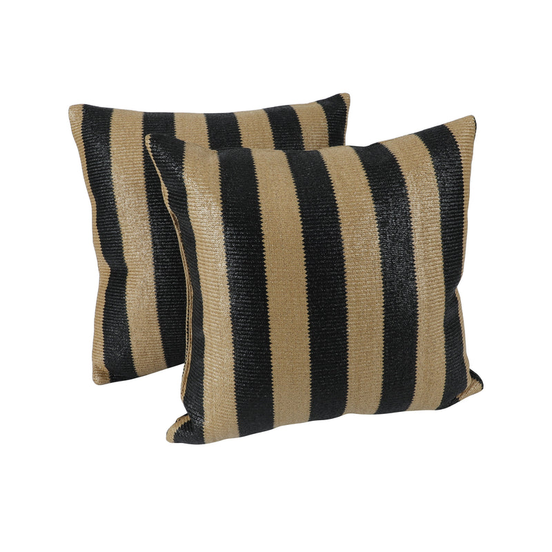 2 Pack Outdoor Throw Pillows, Patio Cushions (18x18 Inch) by HouseOfZazla