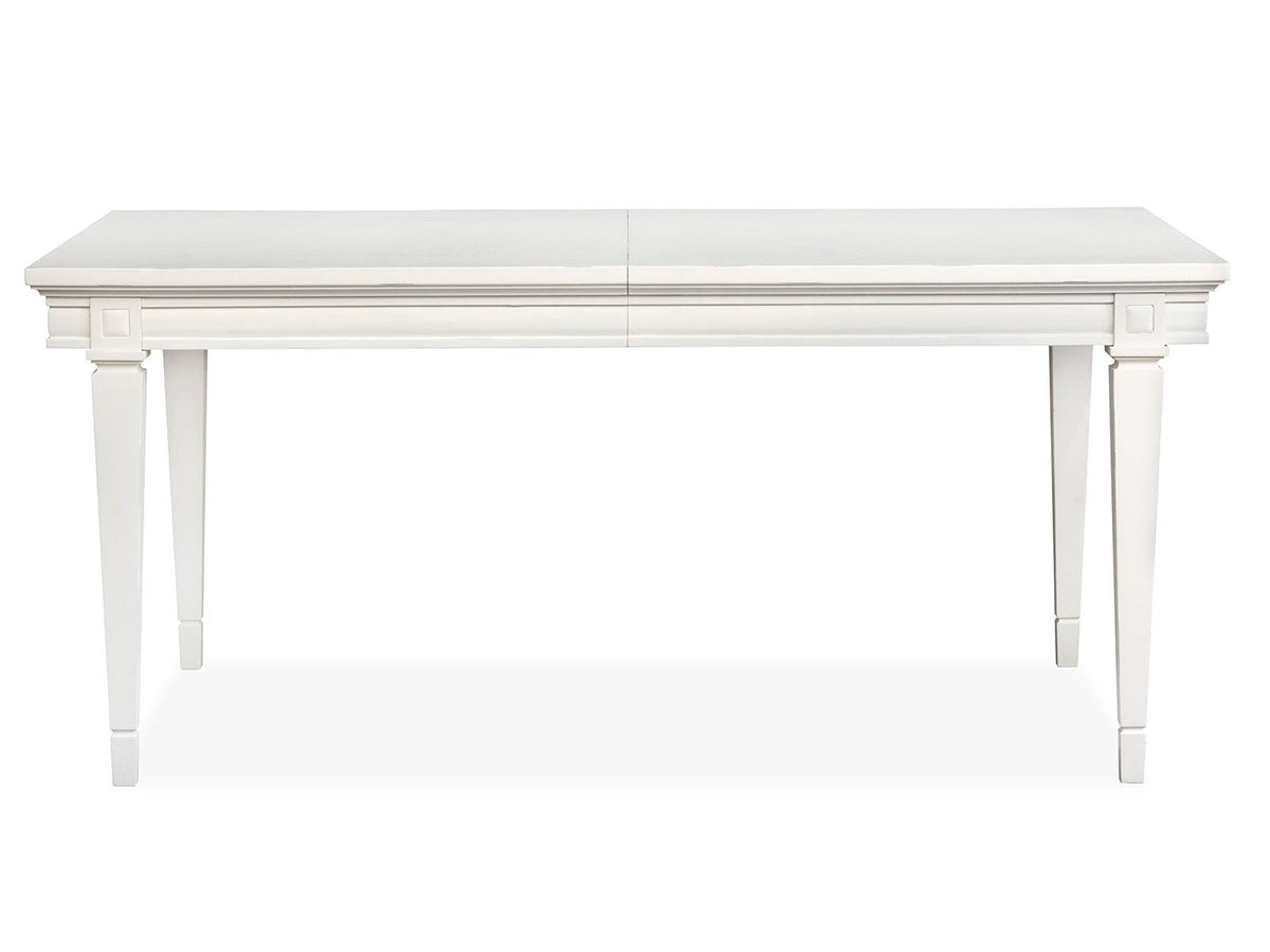 Willowbrook - Extendable Rectangular Dining Table - Egg Shell White, photo 6 of 7