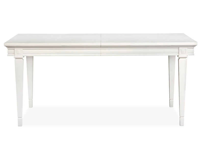Willowbrook - Extendable Rectangular Dining Table - Egg Shell White, photo 6 of 7