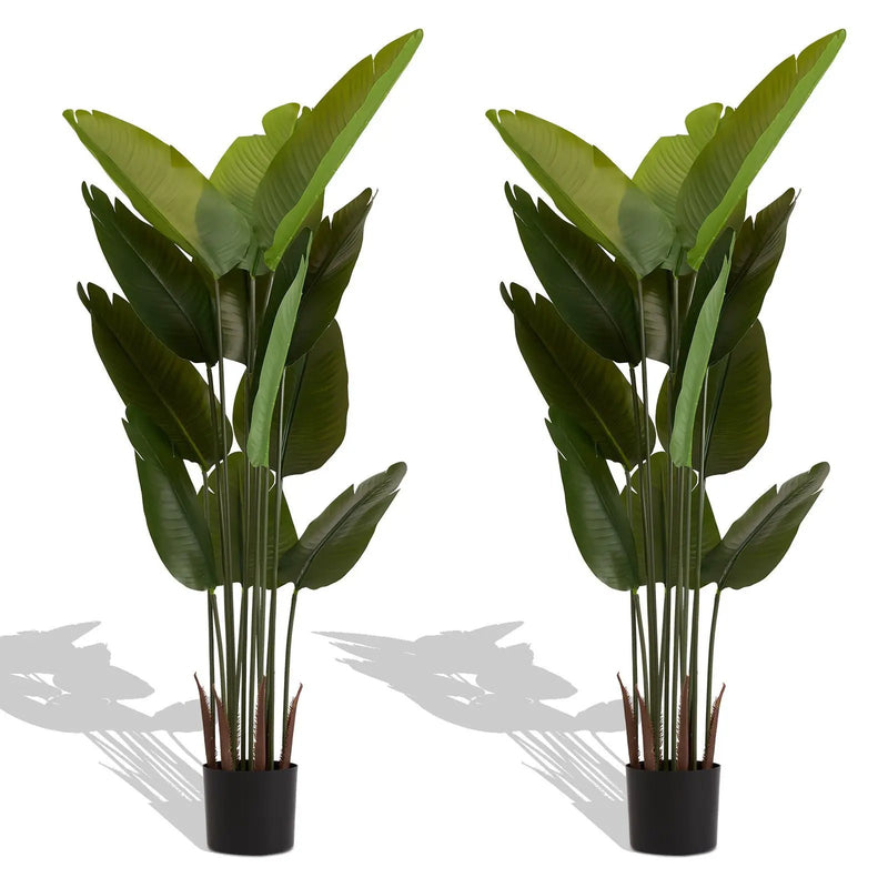 Artificial Plant For Indoor And Outdoor Decoration (Set of 2) by HouseOfZazla