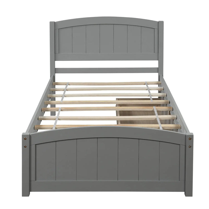 Platform Bed & Headboard, Footboard And Wood Slat Support by Unique Piece Furniture