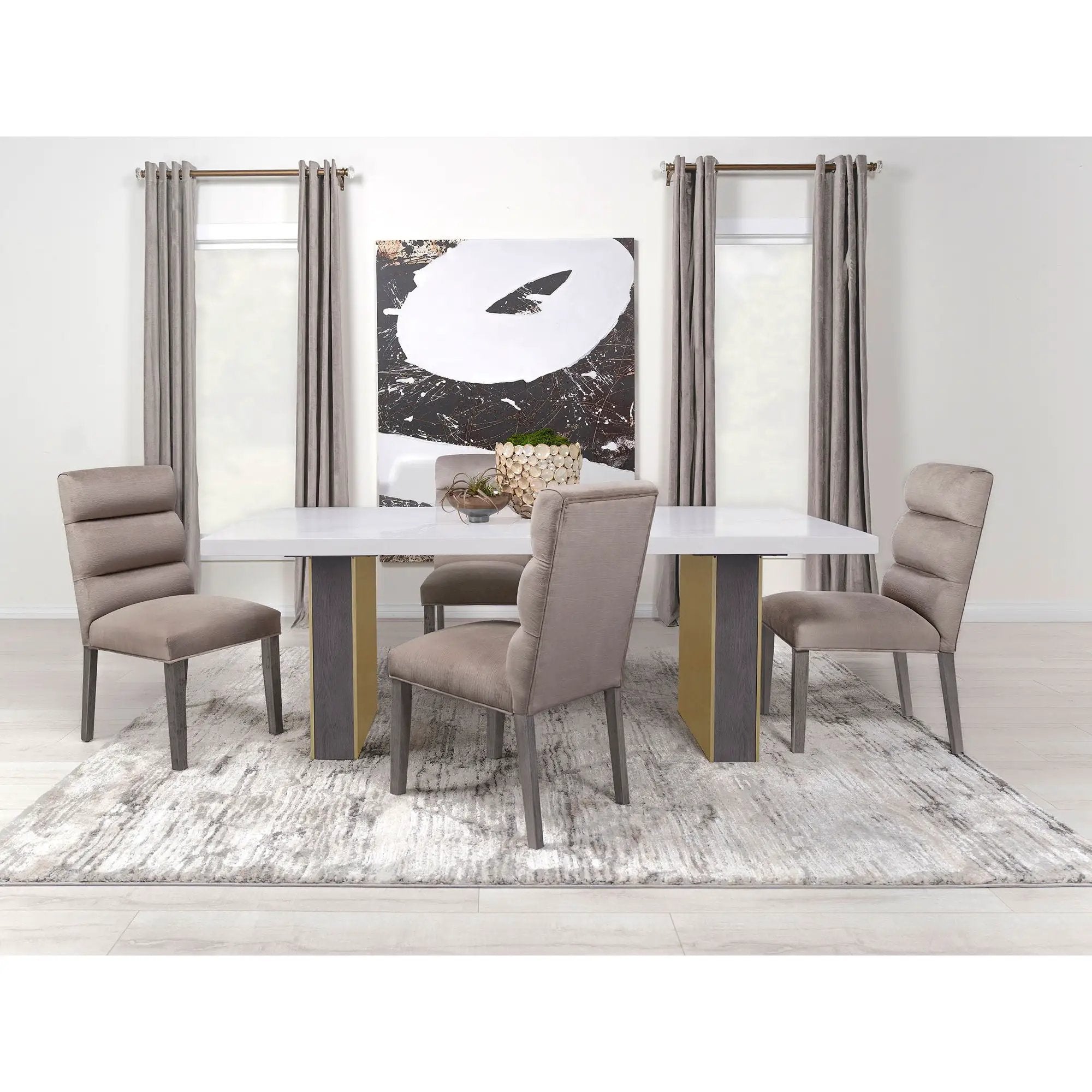 Highmore - Upholstered Dining Side Chair (Set of 2) by HouseOfZazla