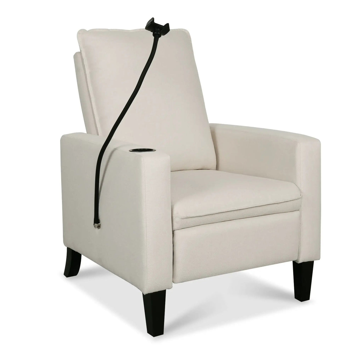 Recliner Chairs For Adults, Adjustable Recliner Sofa With Mobile Phone Holder & Cup Holder, Modern Reclining Chairs Fabric Push Back Recliner Chairs For Living Room, Bedroom by HouseOfZazla