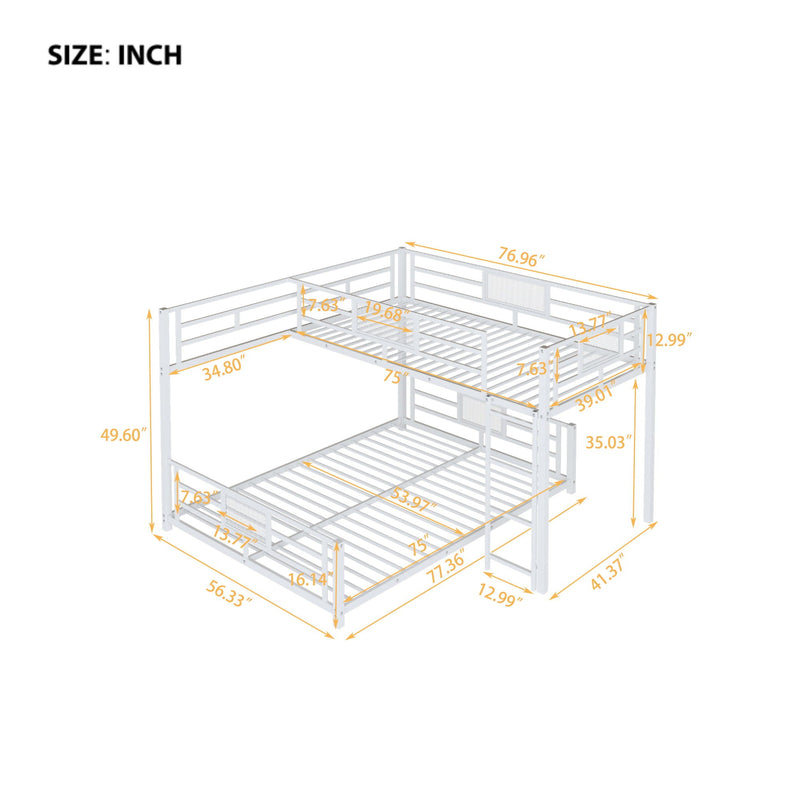 L-Shaped Bunk Bed by HouseOfZazla