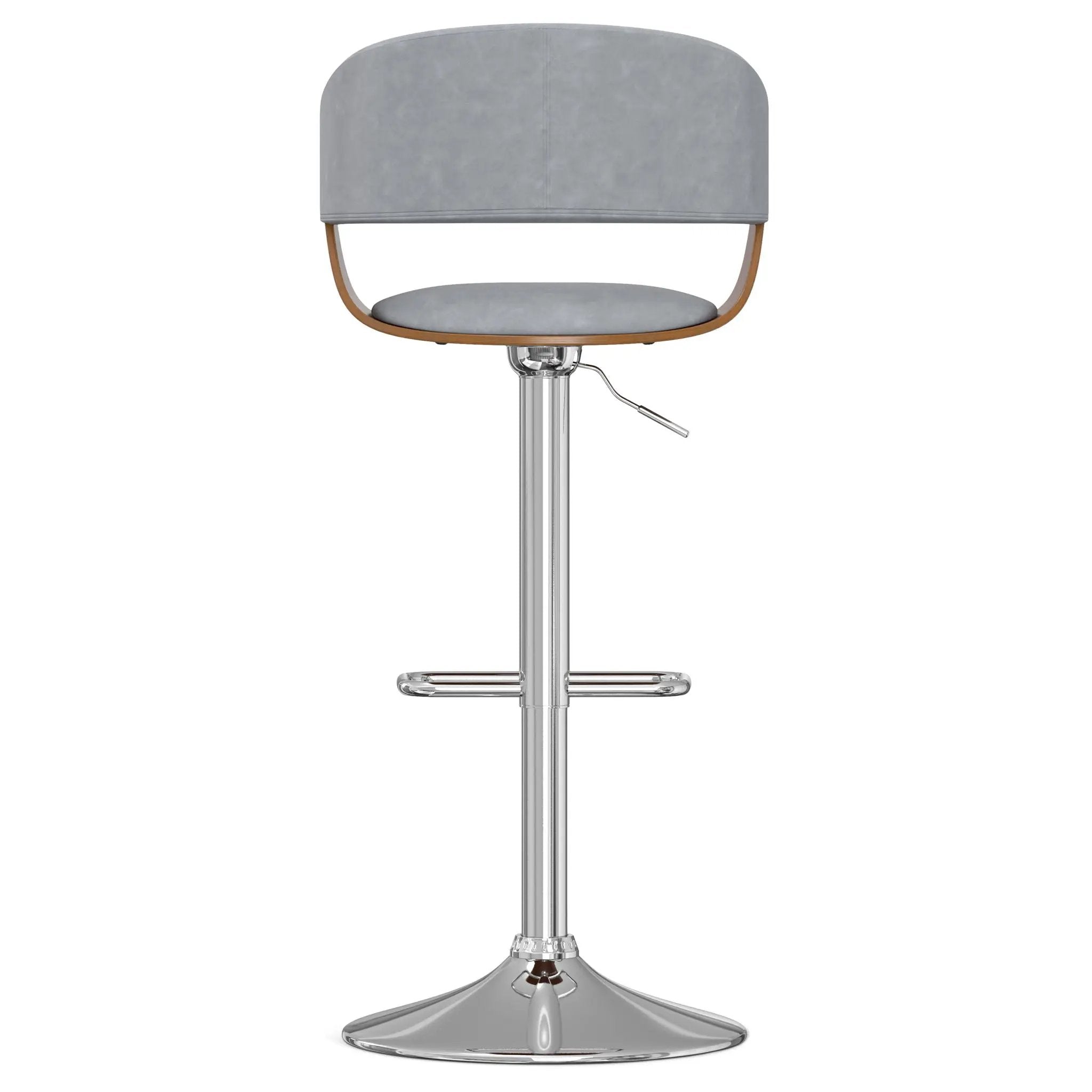 Lowell - Adjustable Swivel Bar Stool - Stone Gray by Unique Piece Furniture