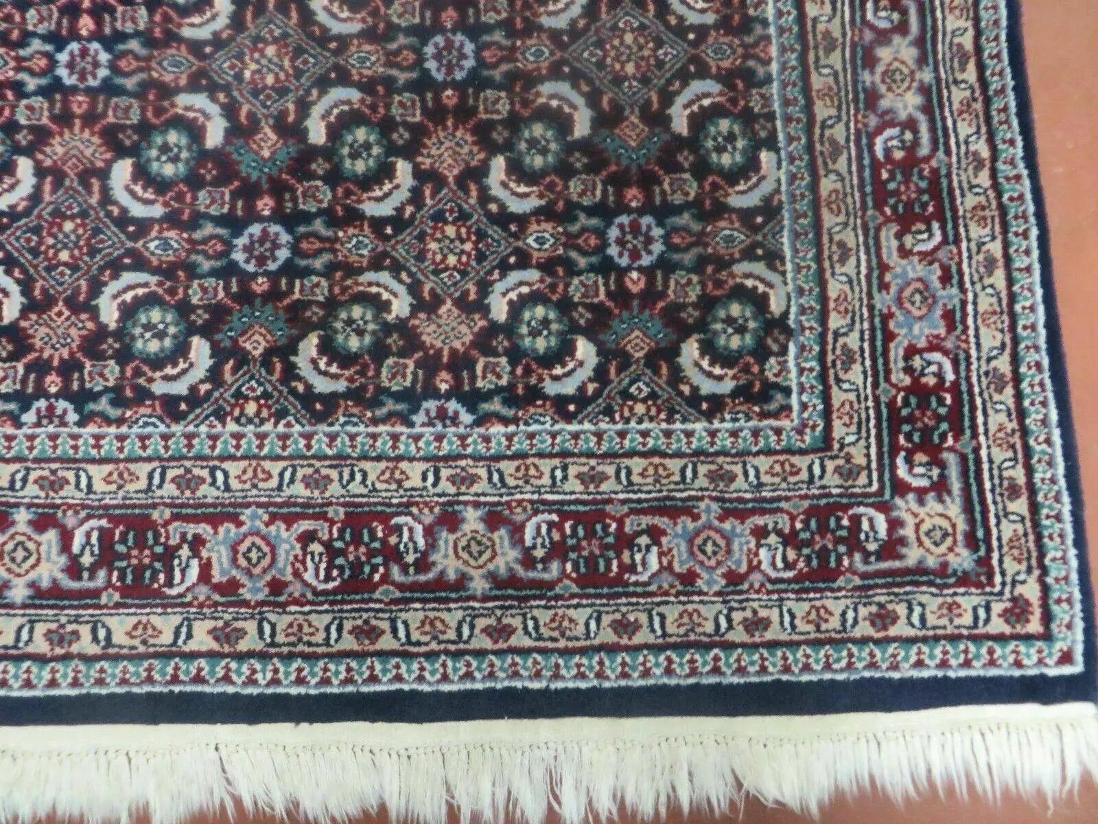 4' X 6' Vintage Handmade Indian Amristar Wool Rug Carpet Nice by Jewel Rugs