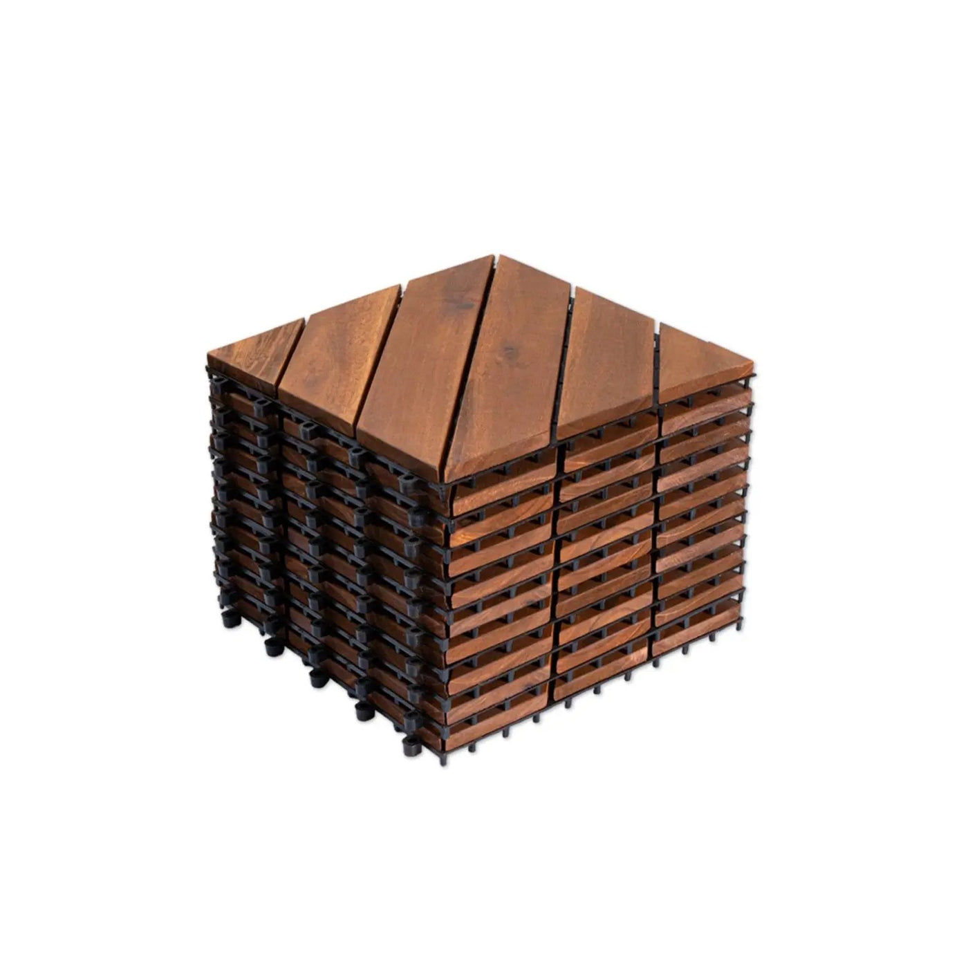 Interlocking Deck Tiles, Diagonal Pattern Outdoor Decking by HouseOfZazla