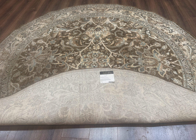 Round Karastan Rug 8x8 ft, Euphoria New Bridge Karastan Rug, Indo Mahal Design by Jewel Rugs