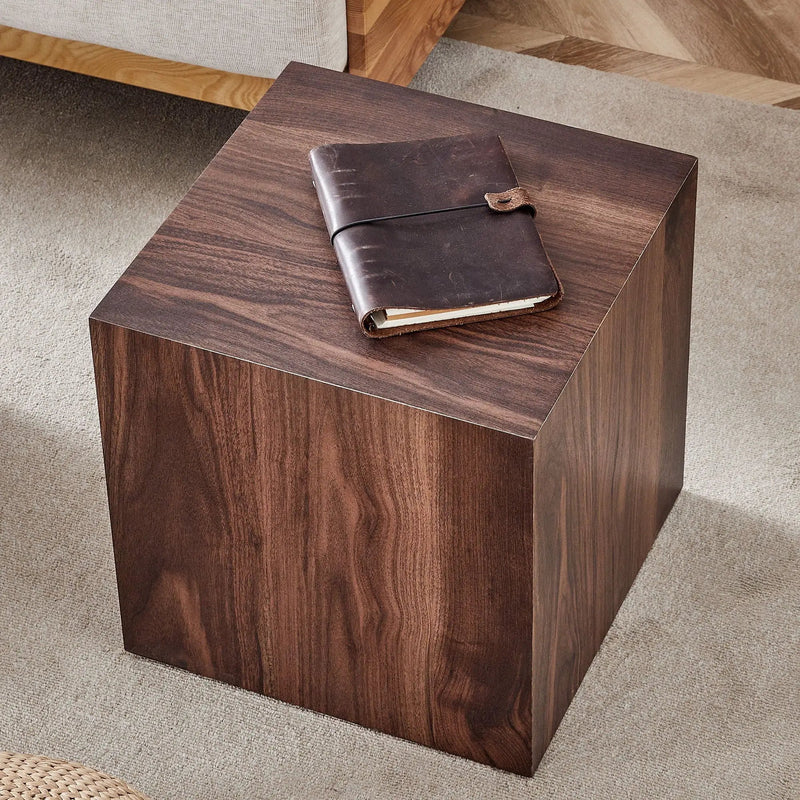 Luxurious Wood Grain Coffee Table Elegant Design For Living Room - Walnut by HouseOfZazla