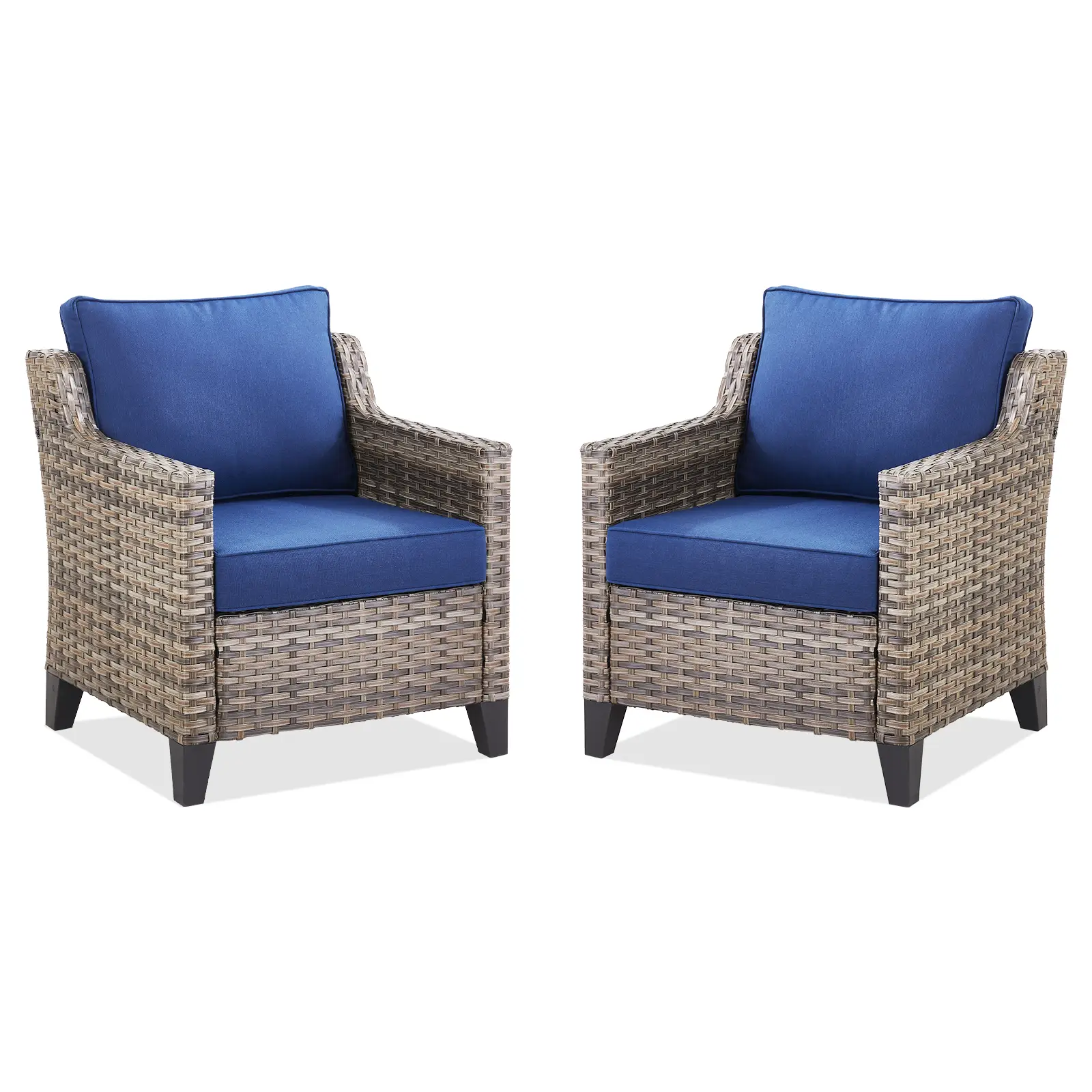 Outdoor Patio Arm Chairs Set of 2 by HouseOfZazla