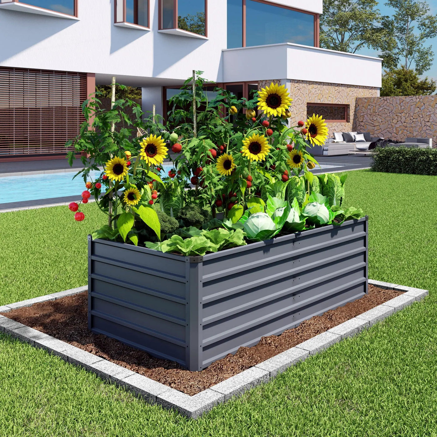 Large Garden Bed For Outdoor by HouseOfZazla