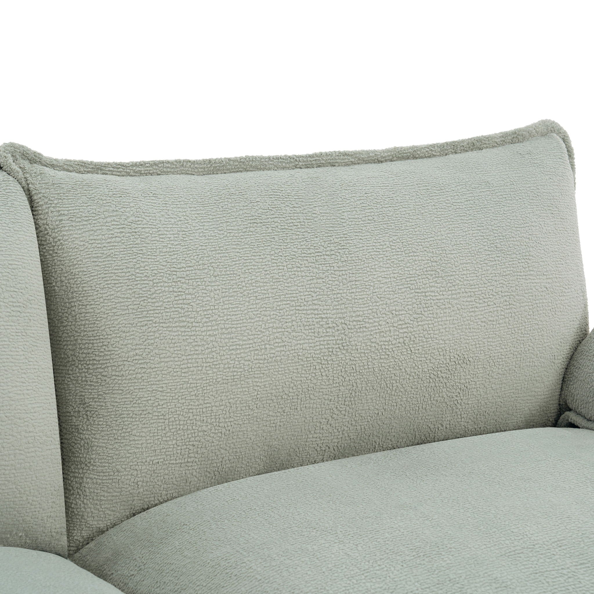 Modern Loveseat Sofa, Upholstered Couch With Side Storage Pockets by HouseOfZazla
