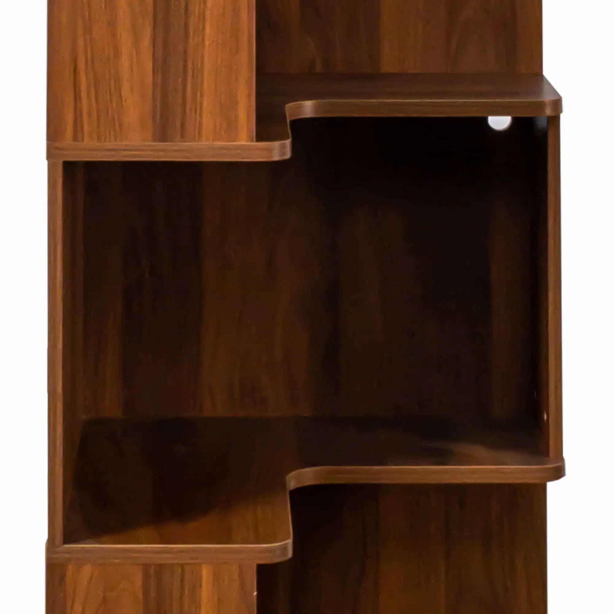 Corner Book Shelf - 5 Tier Corner Bookshelf by HouseOfZazla