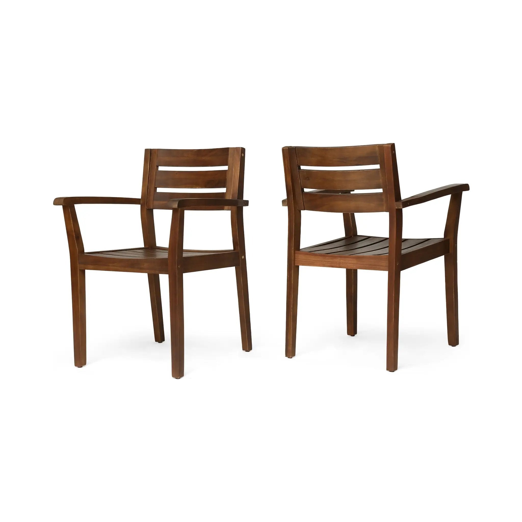 7 Pieces Acacia Wood Outdoor Dining Set by HouseOfZazla