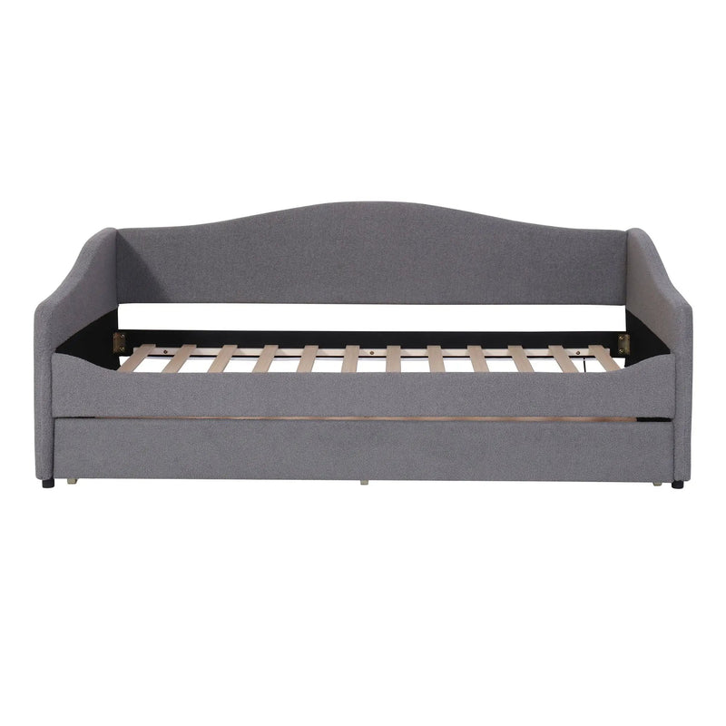 Design Upholstered Daybed With Light and Trundle by HouseOfZazla