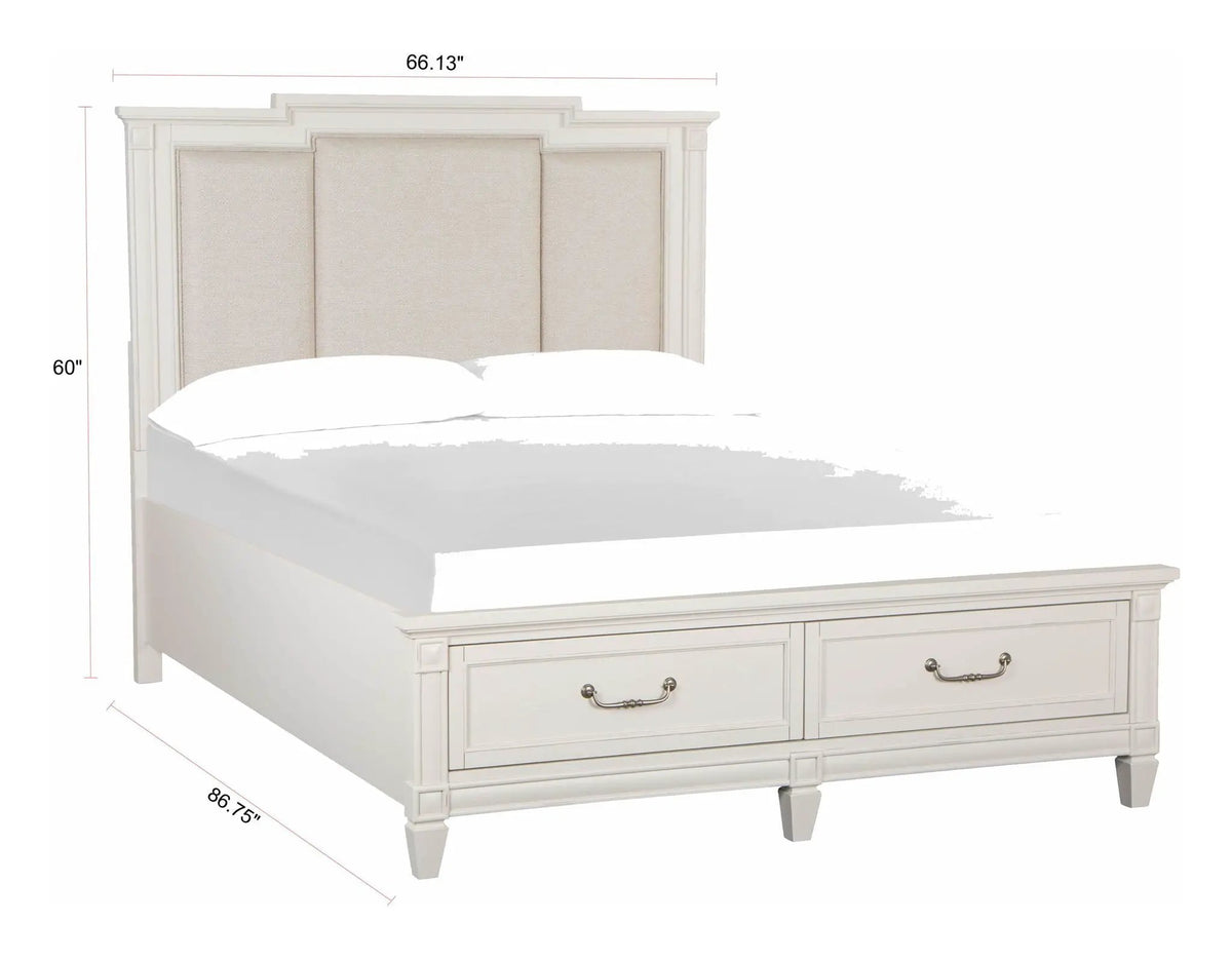 Willowbrook - Panel Upholstered Storage Bed, photo 6 of 7