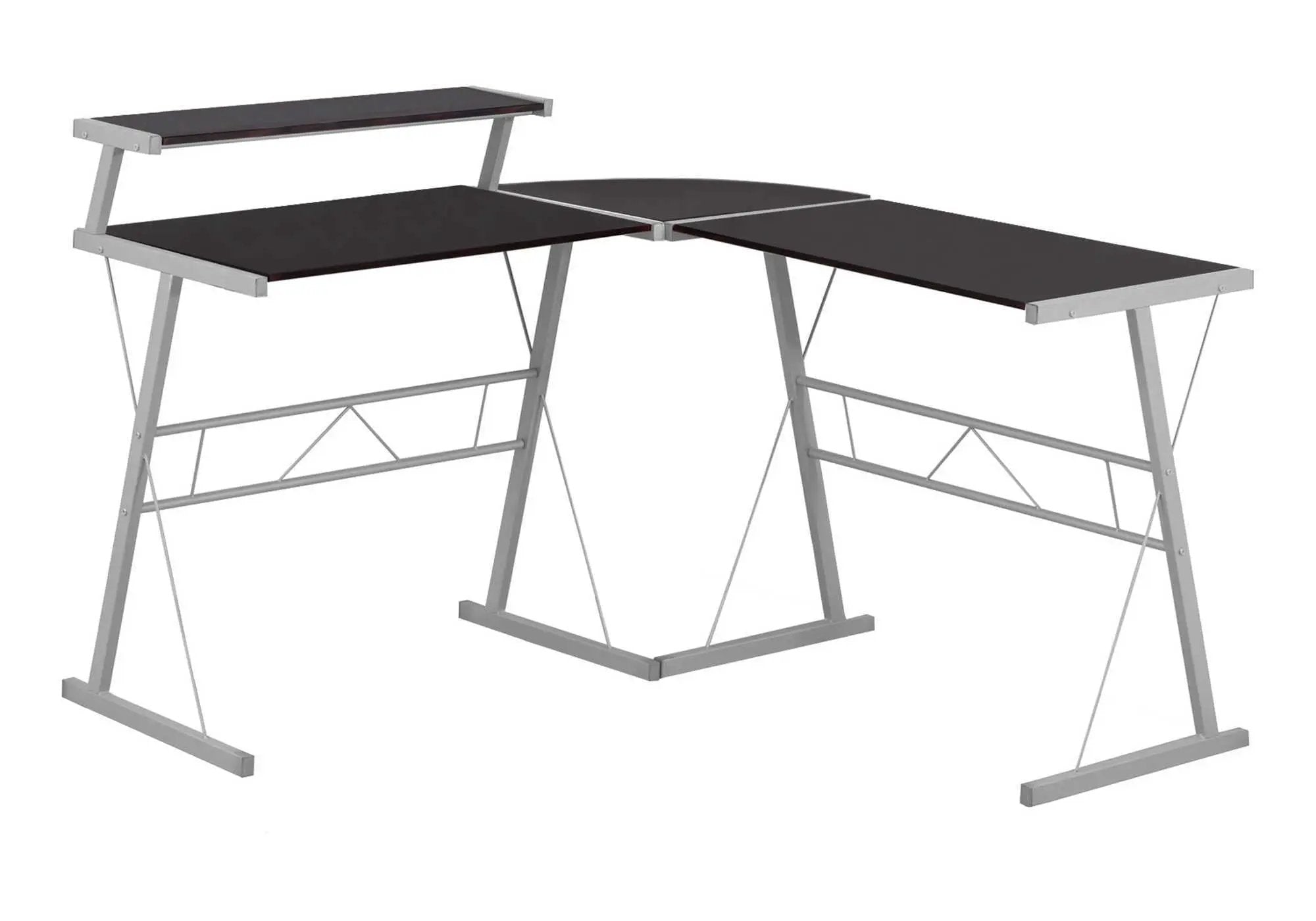 Computer Desk, Home Office, Corner, L Shape, Laptop, Durable Construction by HouseOfZazla