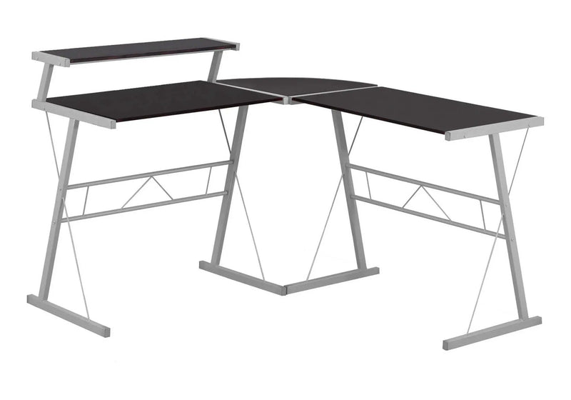 Computer Desk, Home Office, Corner, L Shape, Laptop, Durable Construction by HouseOfZazla