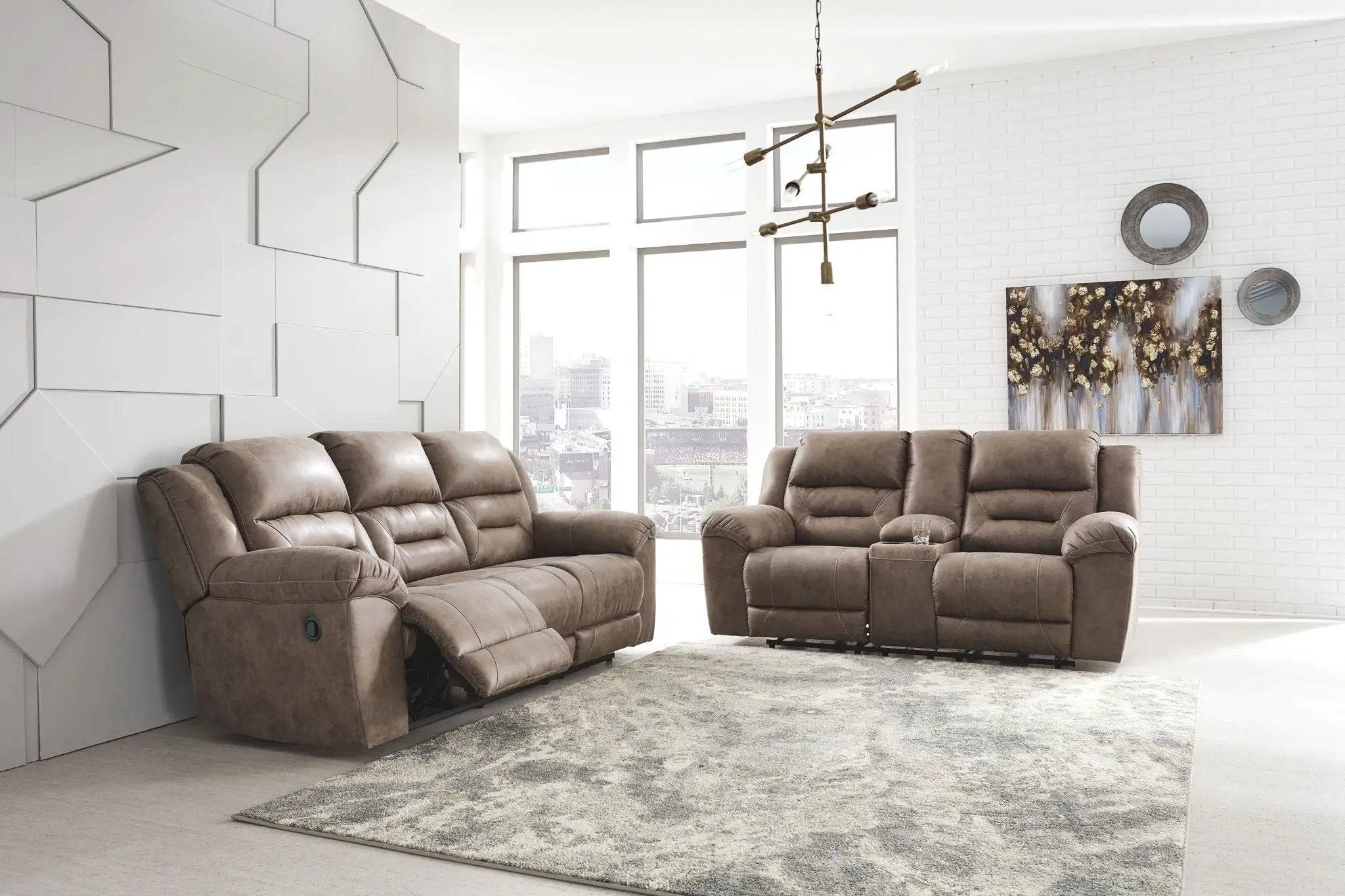 Stoneland - Reclining Living Room Set by Unique Piece Furniture