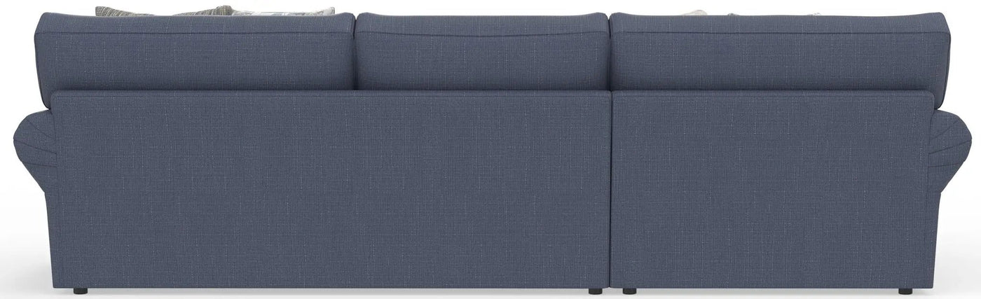 Cape May - Sofa Chaise With Comfort Coil Seating And 5 Accent Pillows Included by Unique Piece Furniture