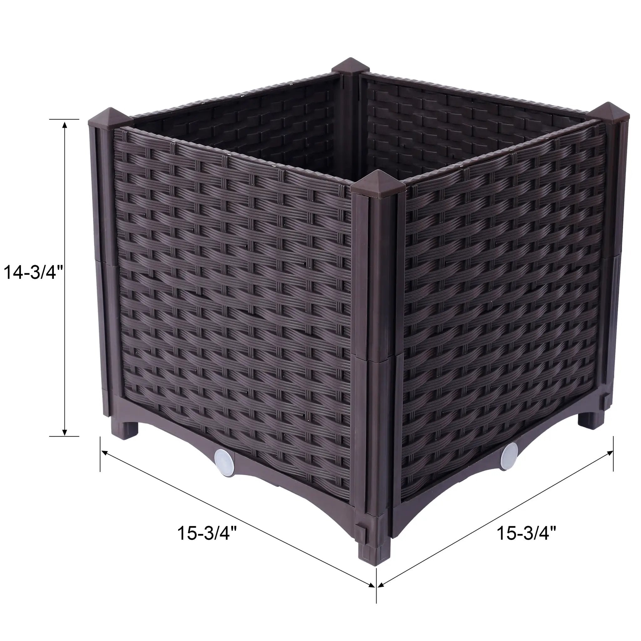Deep Raised Garden Bed Planter Box by HouseOfZazla