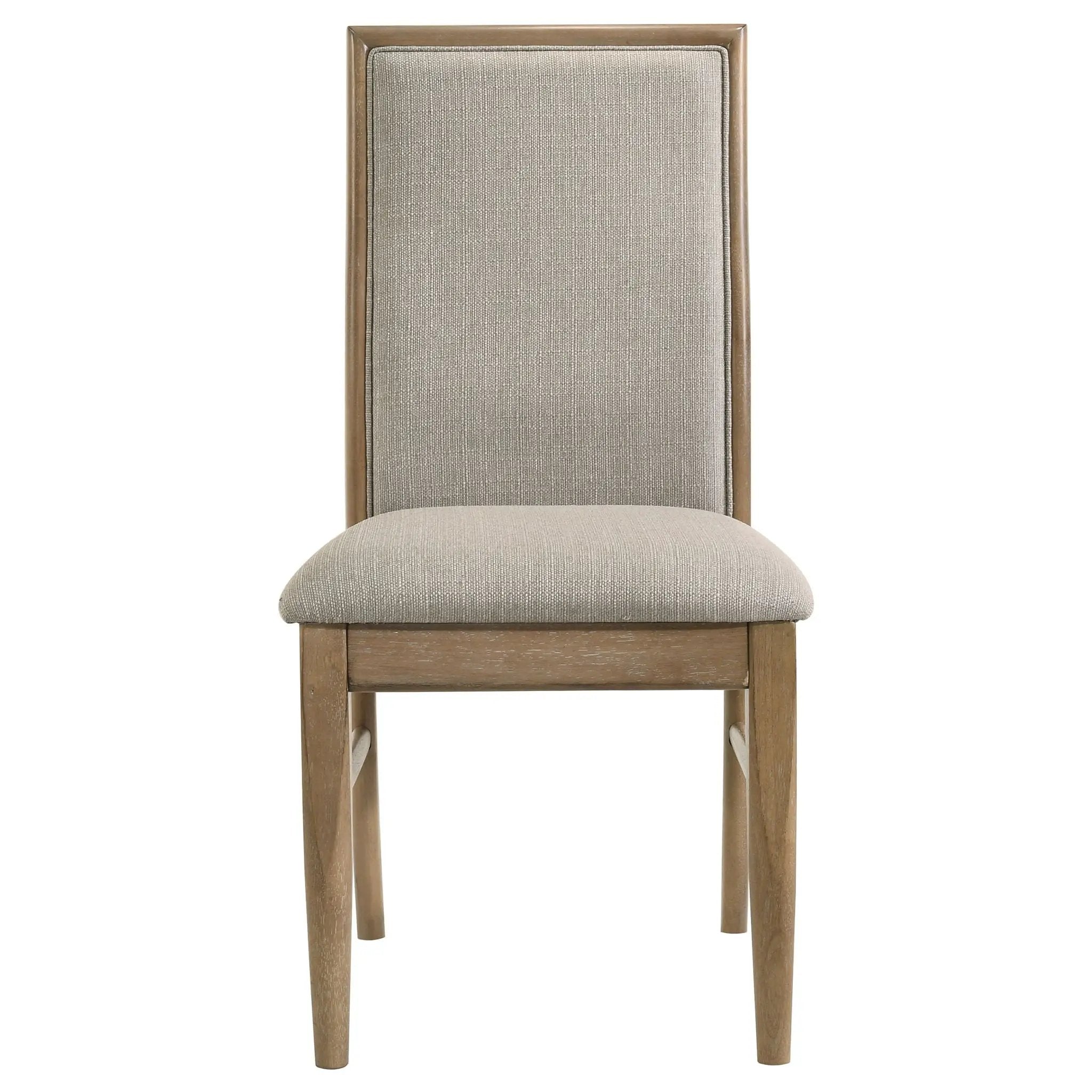 Adina Upholstered Dining Side Chair Barley (Set of 2) by Unique Piece Furniture