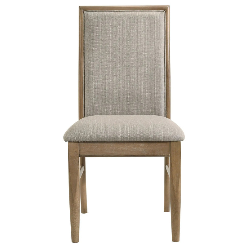 Adina Upholstered Dining Side Chair Barley (Set of 2) by Unique Piece Furniture