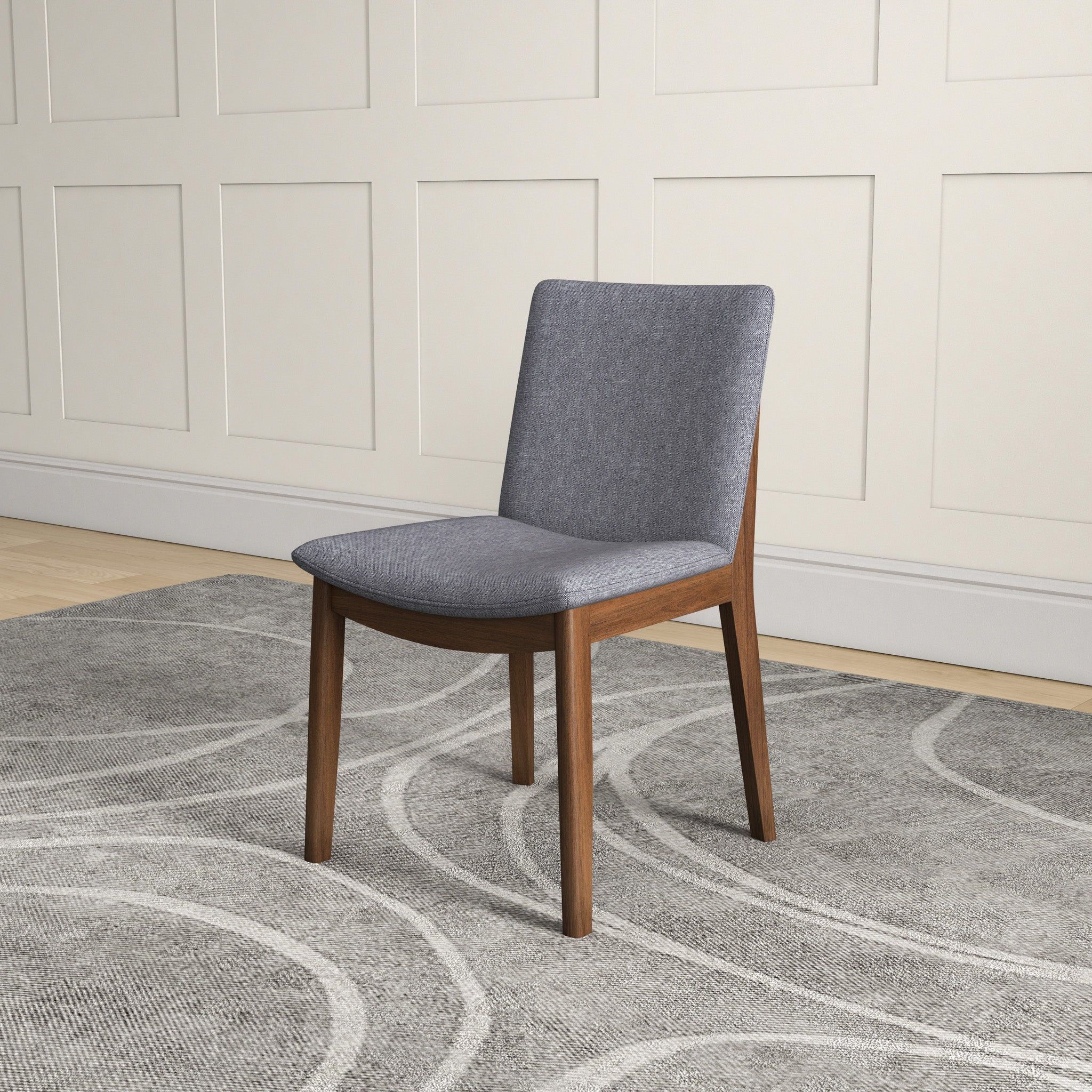Laura - Mid-Century Modern Solid Wood Dining Chair (Set of 2) by HouseOfZazla