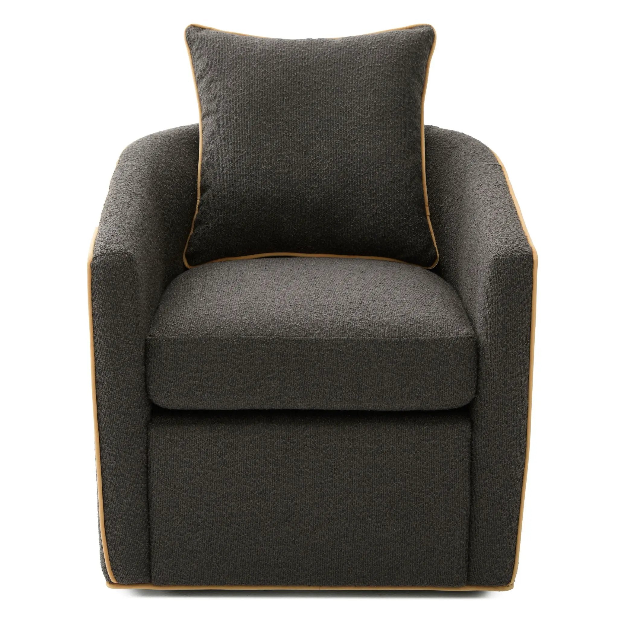 Swivel Accent Chair, Rotating Base, For Living Room by HouseOfZazla