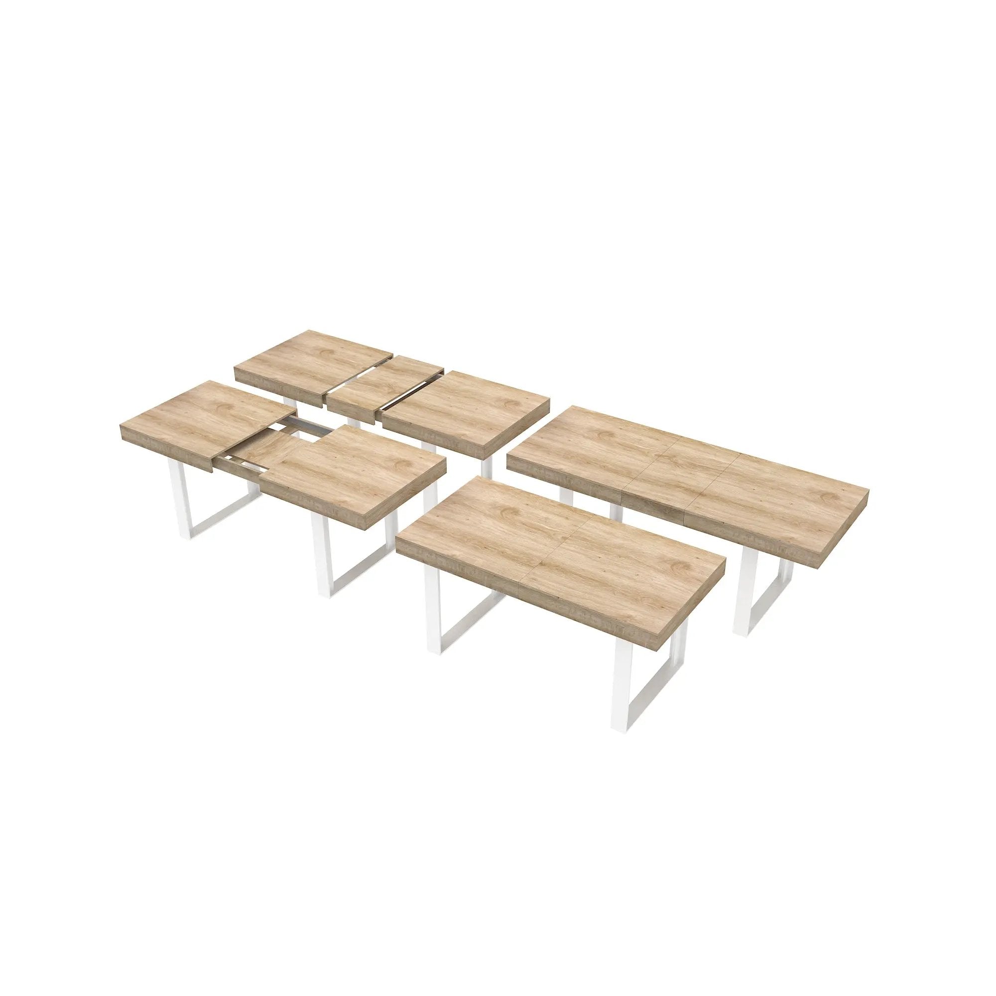 Extendable Dining Room Table for 6-10 by HouseOfZazla