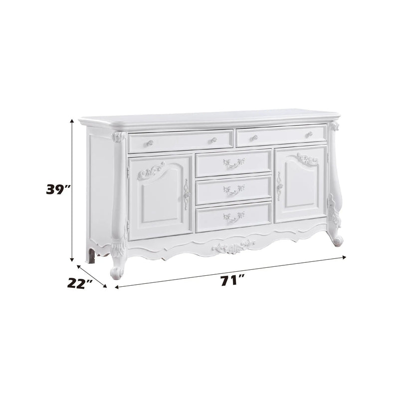 Latisha - Dresser - White by HouseOfZazla
