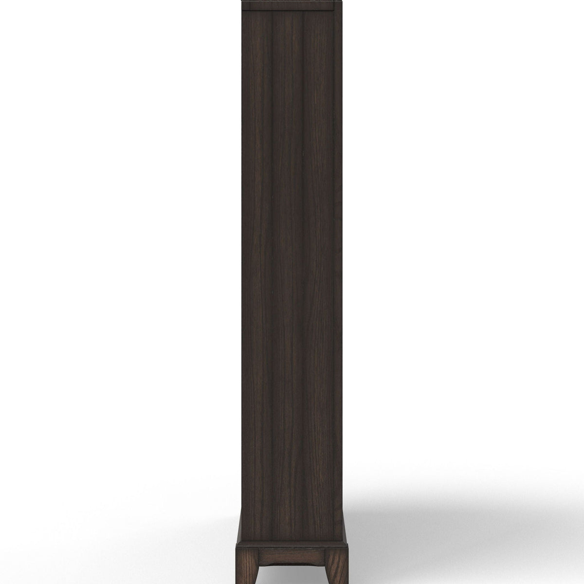 Chocolate Bookcase with Durable Solid Wood & MDF Construction - 72-Inch Height, photo 5 of 5