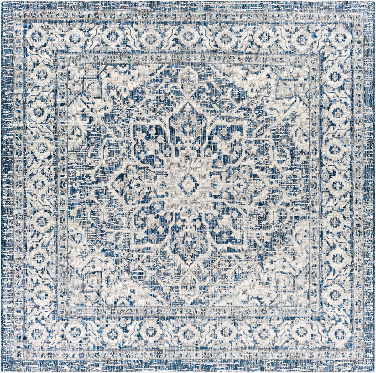Etoile Navy Blue Performance Outdoor Rug, photo 7 of 20