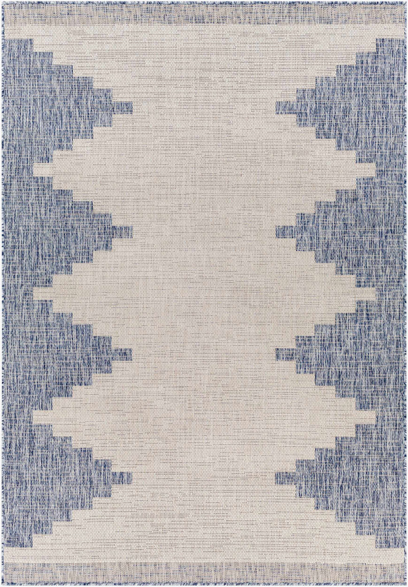 Djugun Blue Outdoor Rug - Clearance by Boutique Rugs