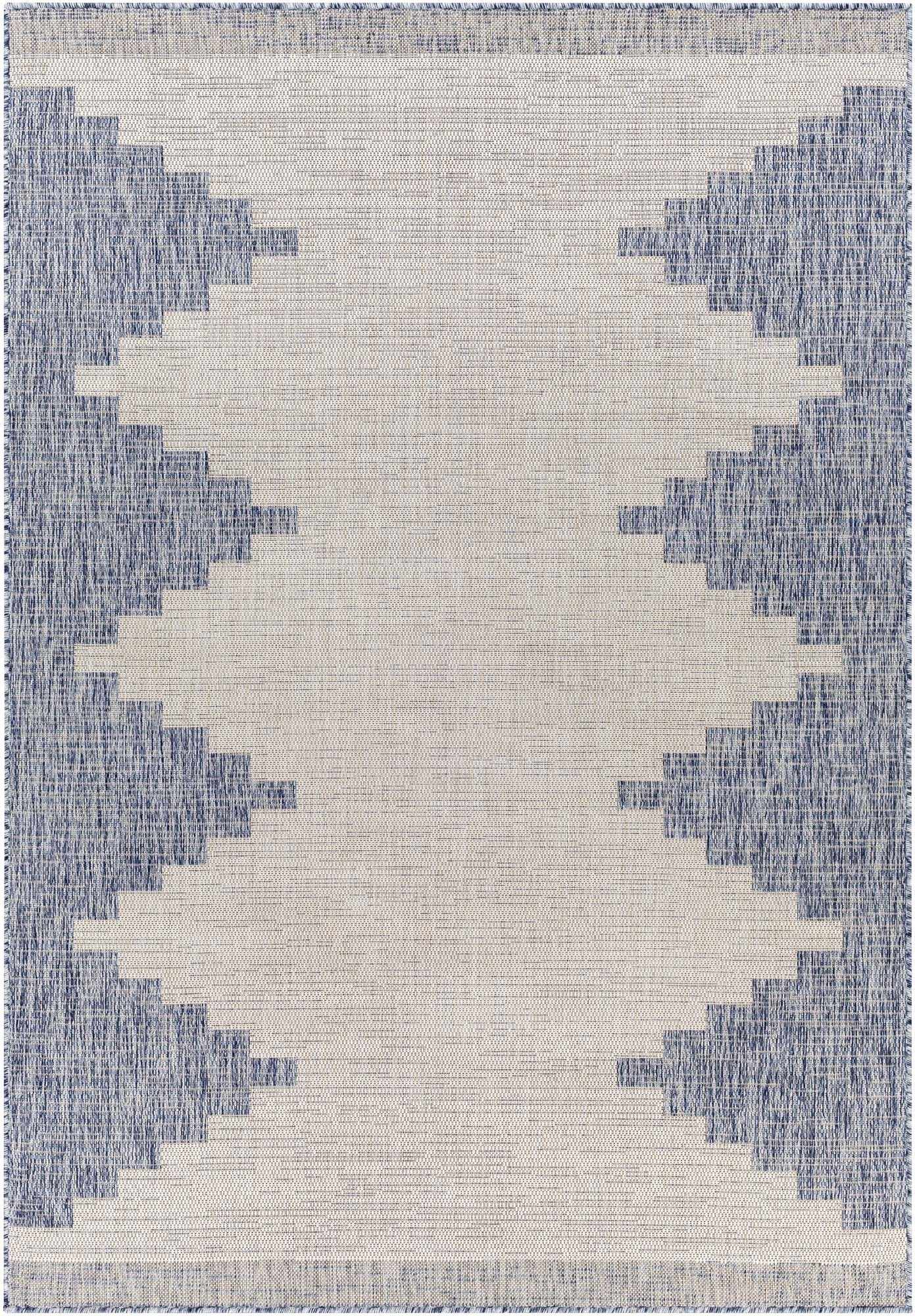 Djugun Blue Indoor & Outdoor Rug by Hauteloom