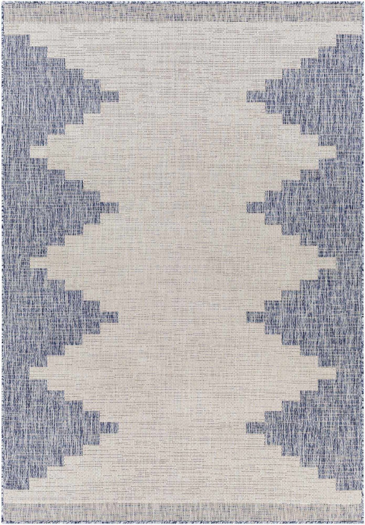 Djugun Blue Indoor & Outdoor Rug by Hauteloom