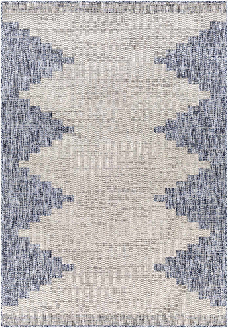 Djugun Blue Indoor & Outdoor Rug by Hauteloom