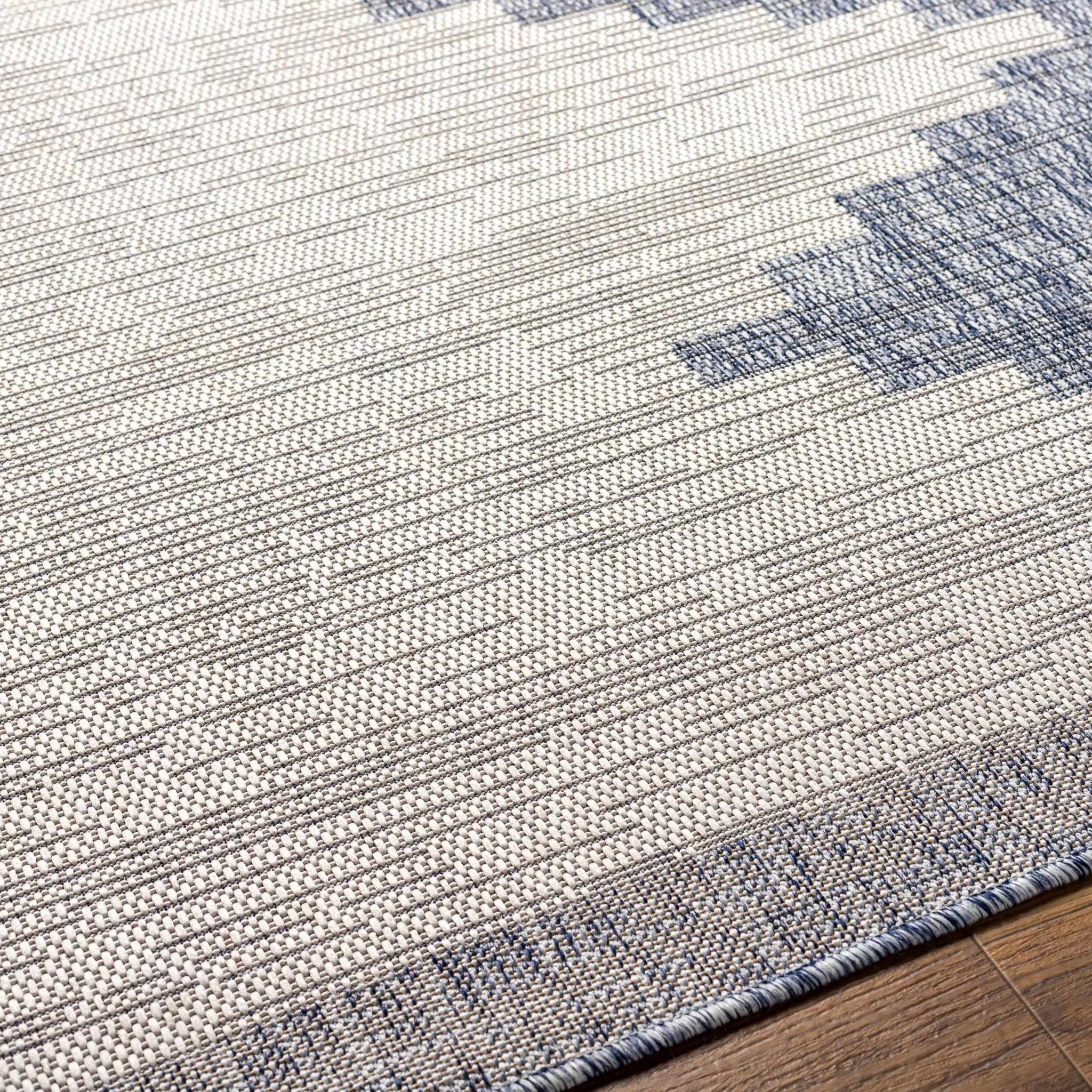 Djugun Blue Outdoor Rug - Clearance by Boutique Rugs