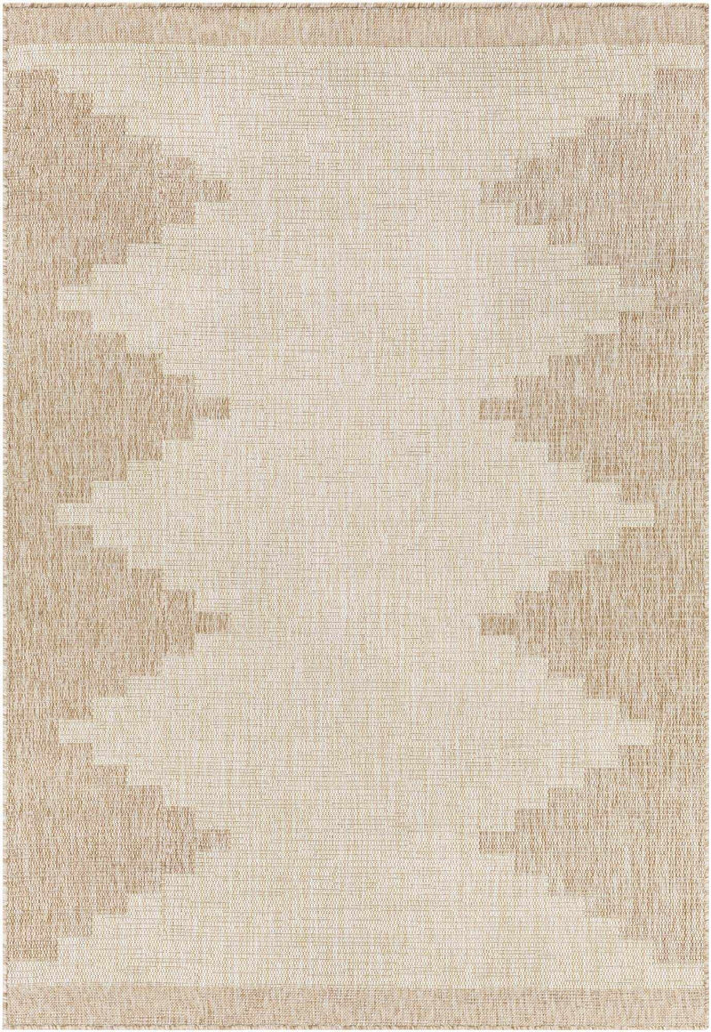 Djugun Beige Indoor & Outdoor Rug by Hauteloom