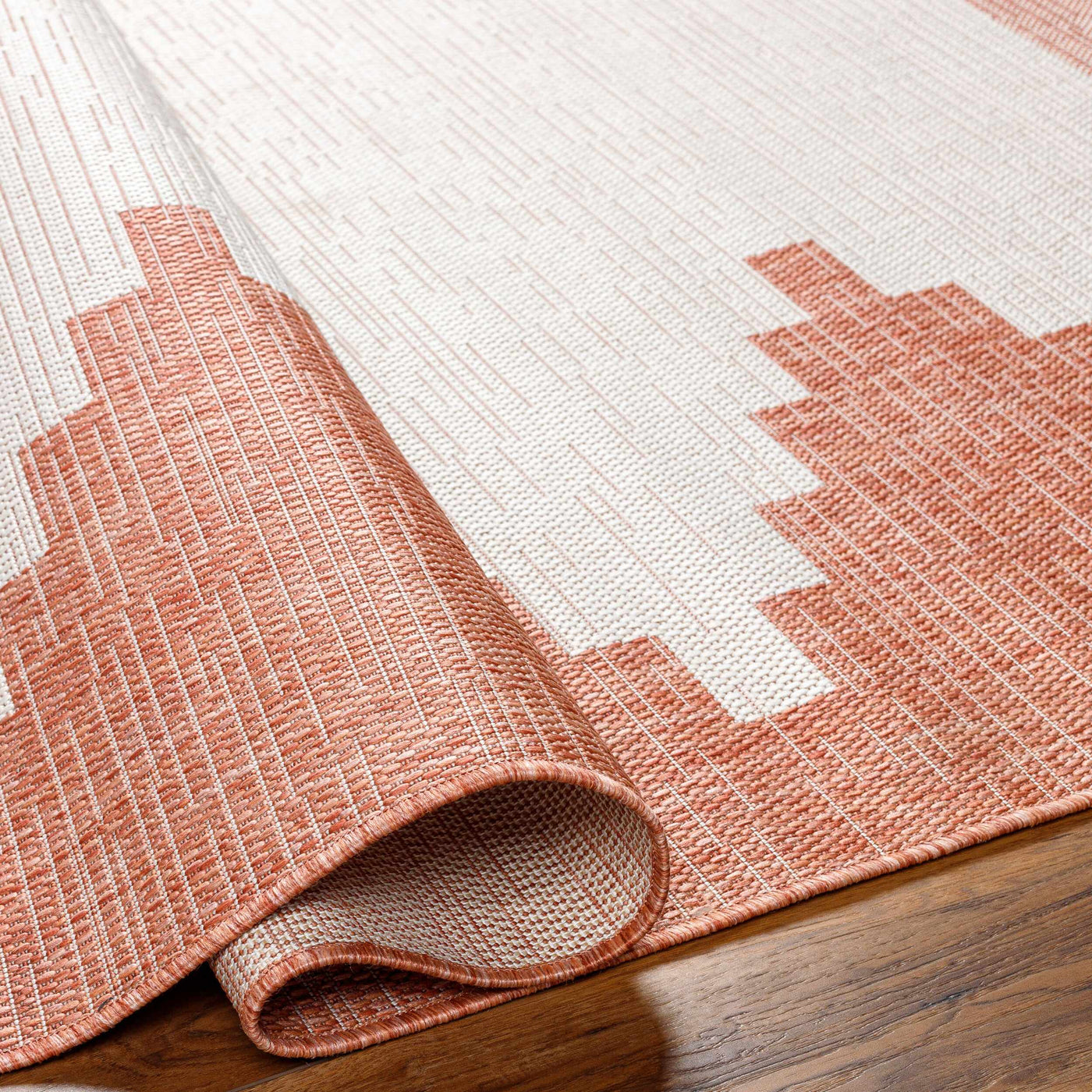 Djugun Peach Fuzz Indoor & Outdoor Area Rug by Boutique Rugs