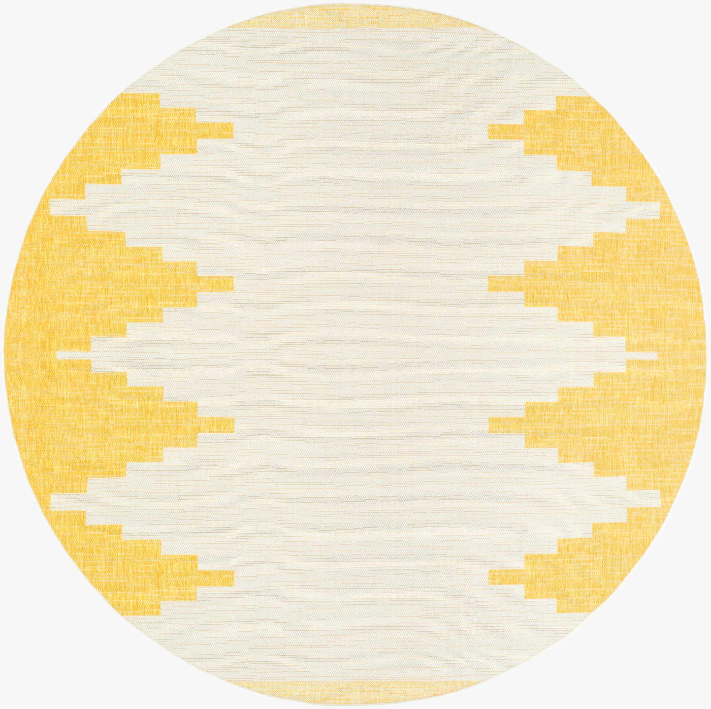 Djugun Yellow Outdoor Rug - Clearance by Boutique Rugs