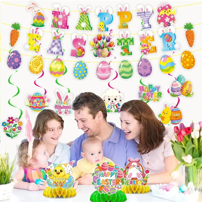 Easter Garland - Decorative Paper Egg by House Of Avana