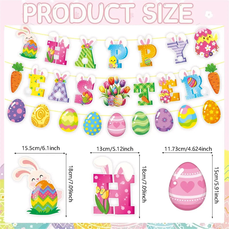 Easter Garland - Decorative Paper Egg by House Of Avana