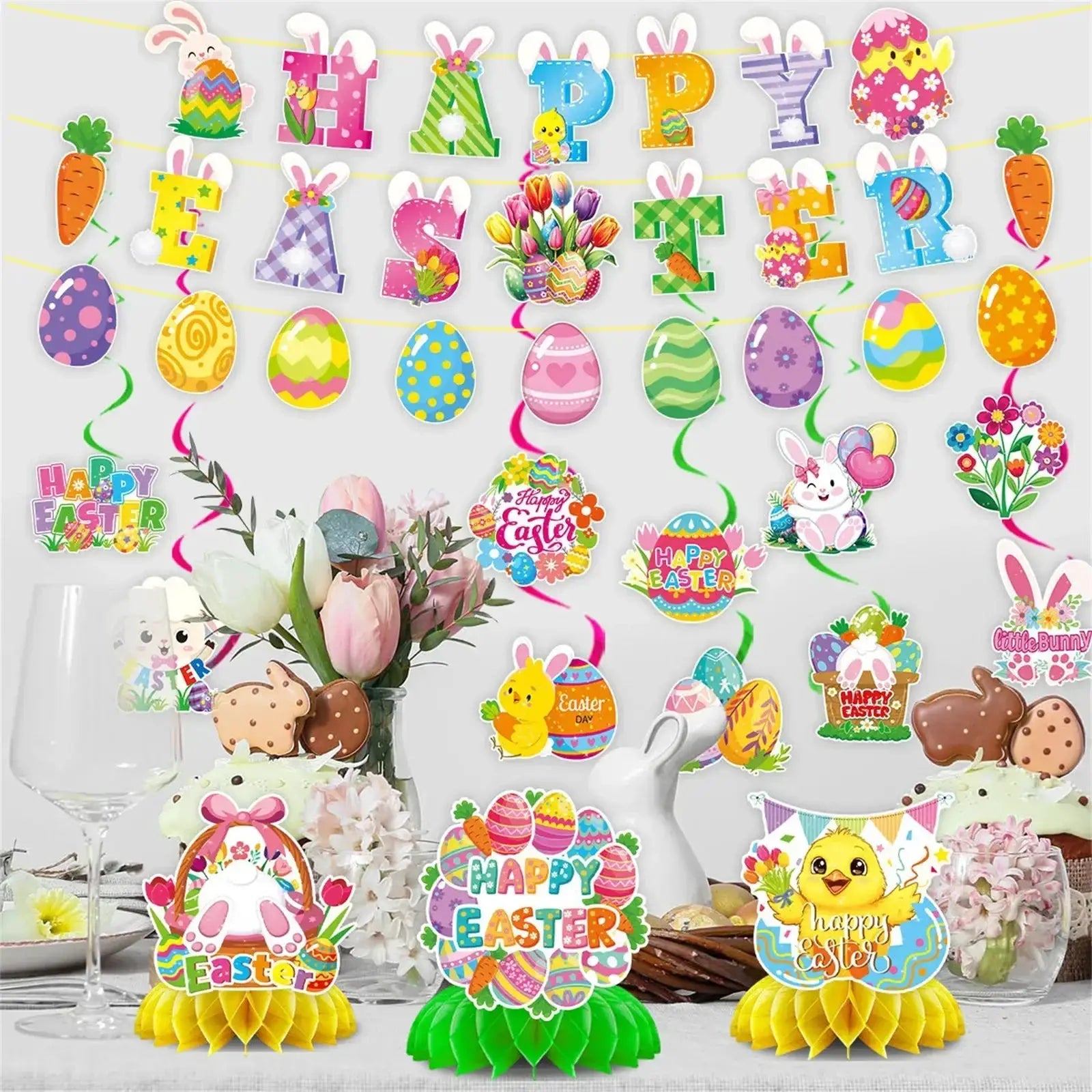 Easter Garland - Decorative Paper Egg by House Of Avana
