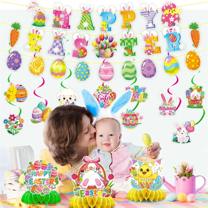 Easter Garland - Decorative Paper Egg by House Of Avana