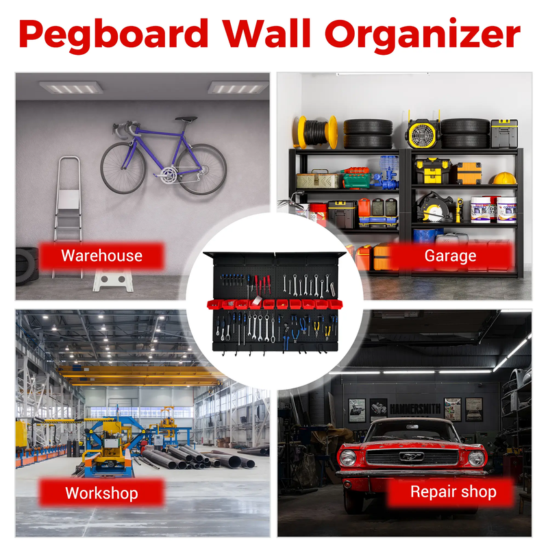 Pegboard Wall Organizer by HouseOfZazla