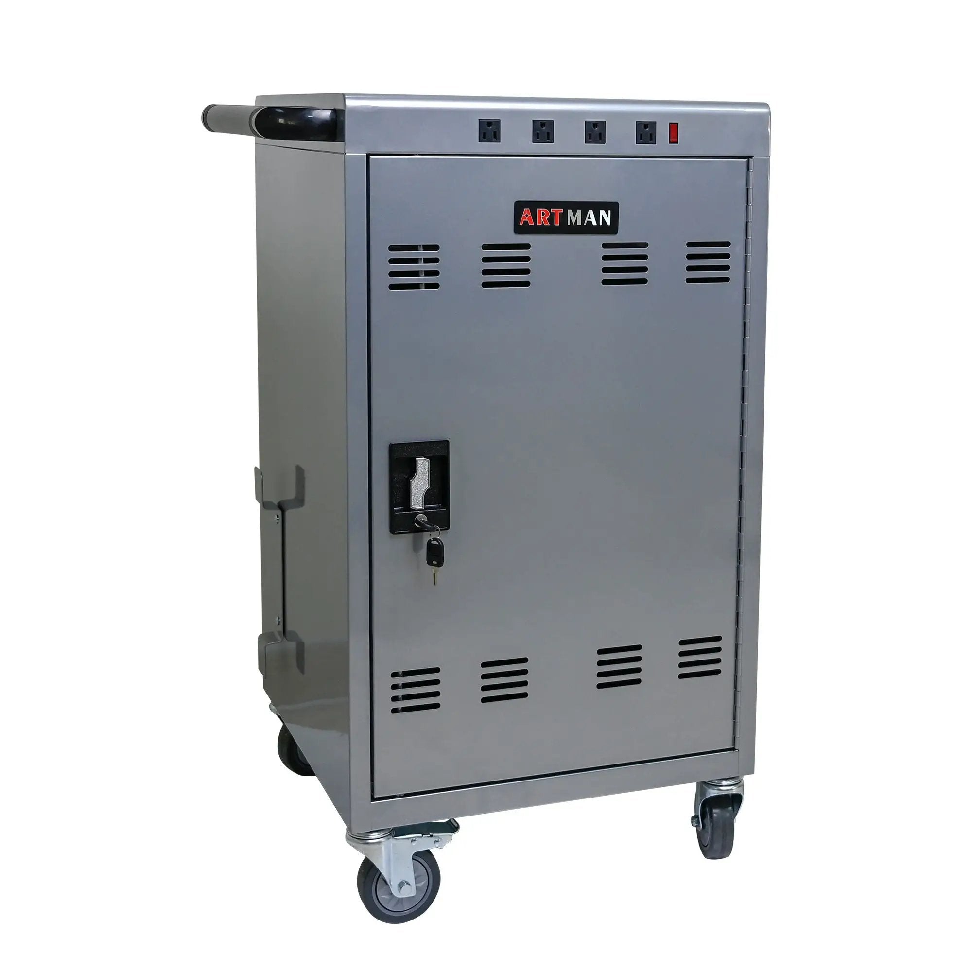 Mobile Charging Cart For Tablets Laptops 35, Device Capacity Matt Metal by HouseOfZazla