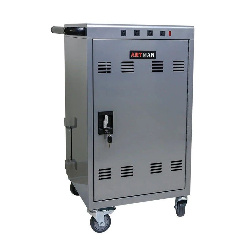 Mobile Charging Cart For Tablets Laptops 35, Device Capacity Matt Metal by HouseOfZazla