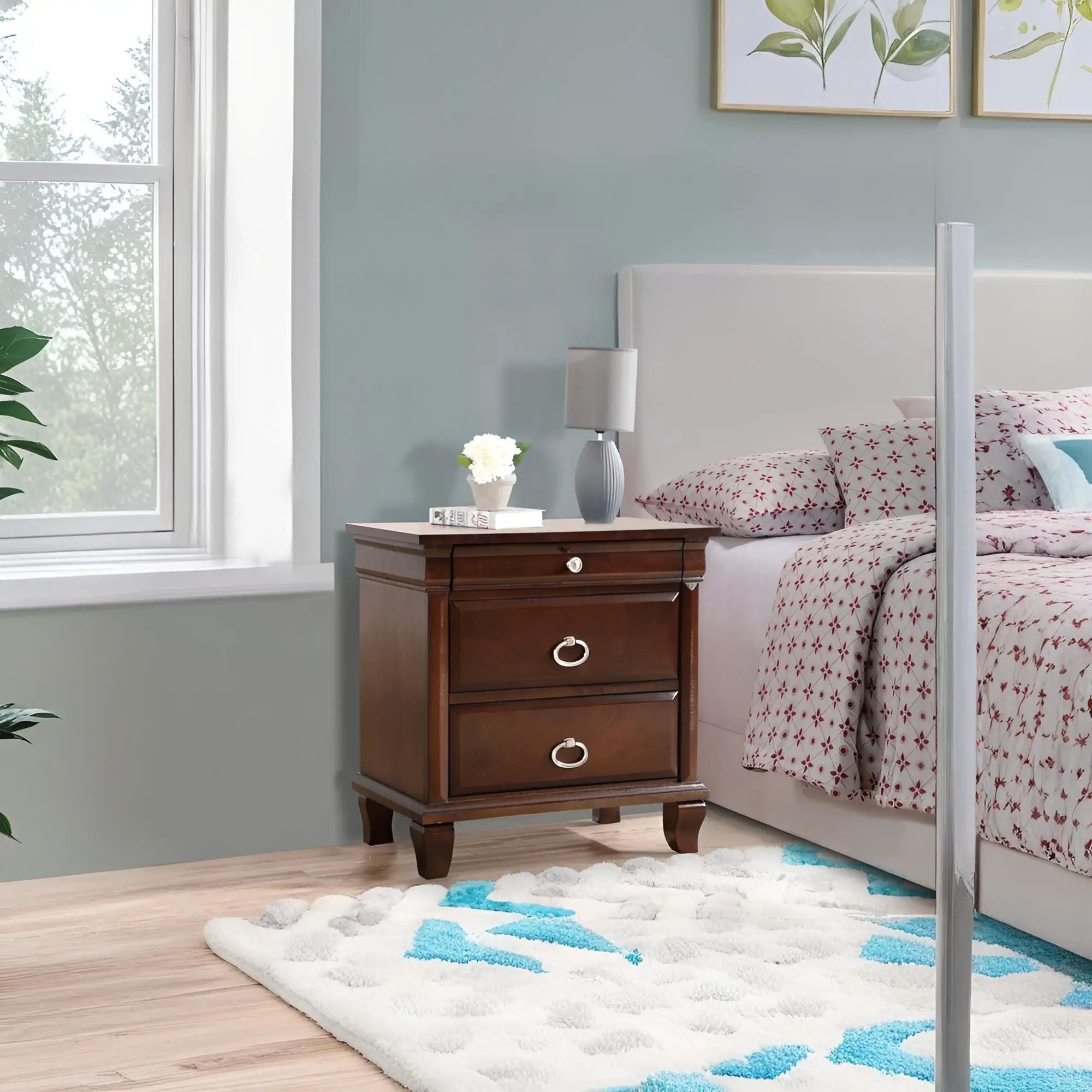 Triton - Nightstand - Cappuccino by HouseOfZazla